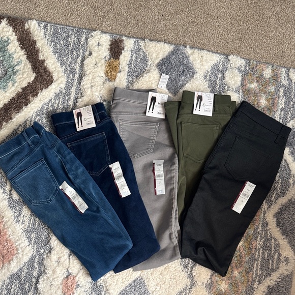 Time & Tru High Rise Skinny Jeggings Bunndle- 5 Pair of Jeggings - Picture 2 of 11